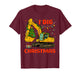 I Dig Christmas Excavator Construction Truck Digging Xmas T-Shirt