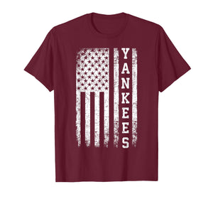 Vintage Yankees Retro Style 70s 80s First Name Personalized T-Shirt