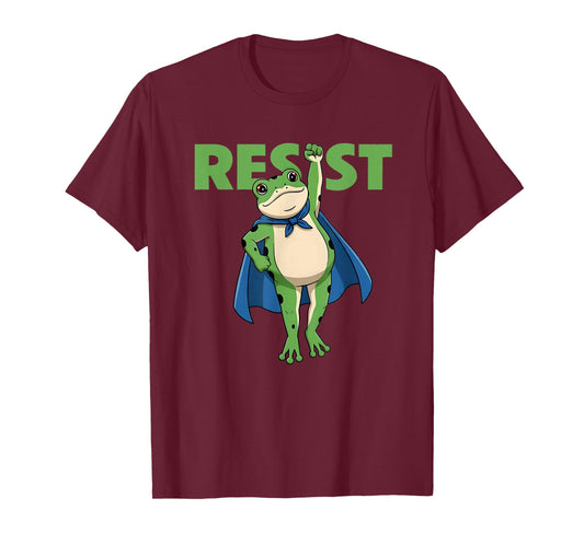 Resist Portland 2025 Frog Empower Justice Equality Art T-Shirt