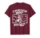 I Survived 100 Days of 6 7 Six Seven Meme Teacher T-Shirt