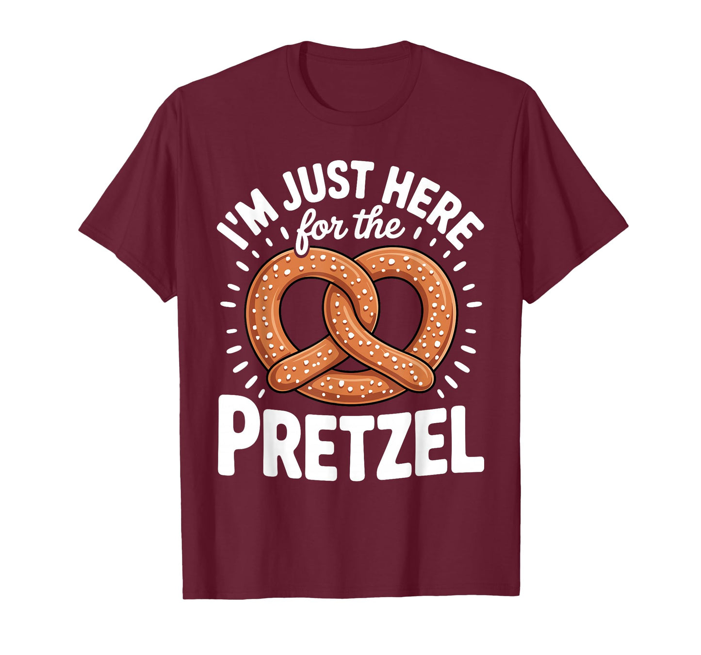 Funny Pretzel Design for Men Women Boys Girls Pretzels Lover T-Shirt