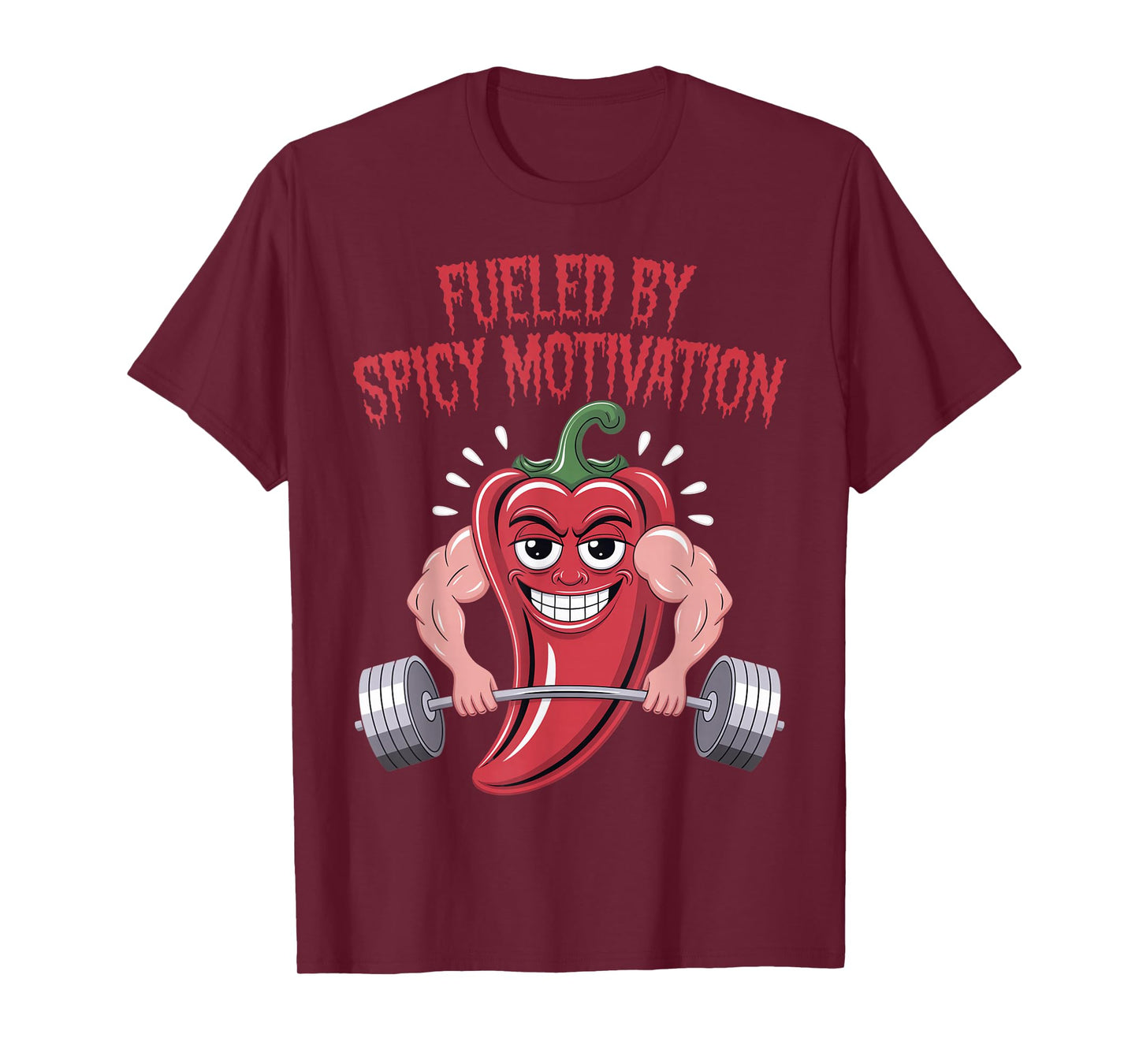 Spicy Pepper Gym Design for Workout Lovers T-Shirt