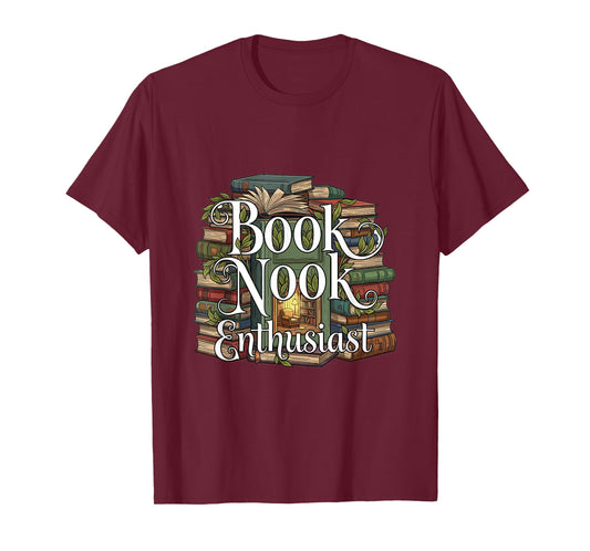 Book Nook Enthusiast Cozy Library Reader Collector T-Shirt