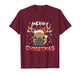 Merry Christmas Platypus Reindeer Xmas Family Men Women T-Shirt