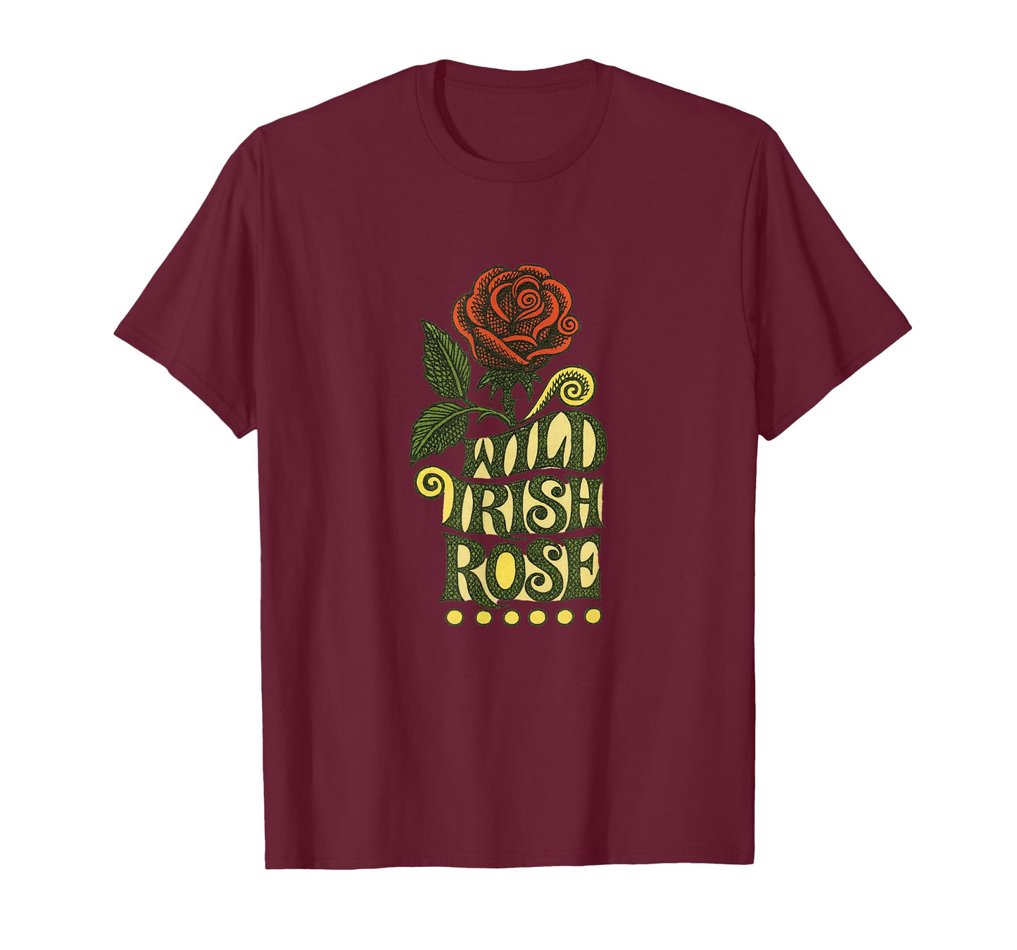Wild Irish Rose Ireland Roses Art T-Shirt