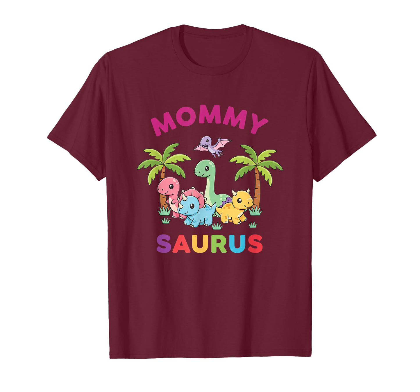 Mythical & Prehistoric Mommy Saurus Dinosaur Mom Family T-Shirt