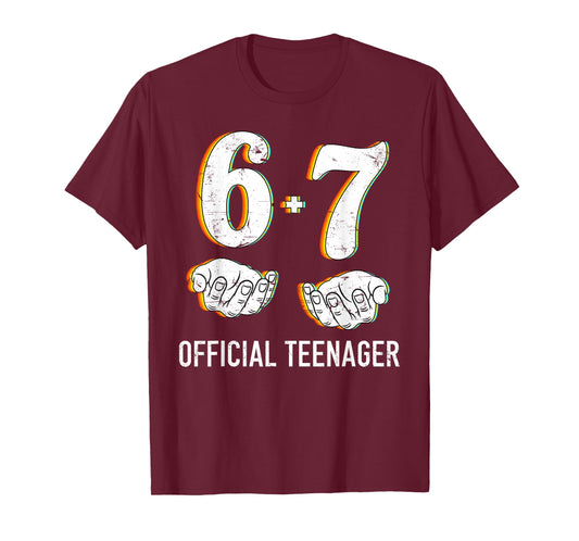 6+7 Year Old Boys Girls Teenager 13th Birthday Funny 67 T-Shirt