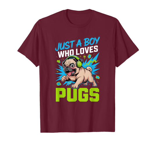 Boys Pug T-Shirt