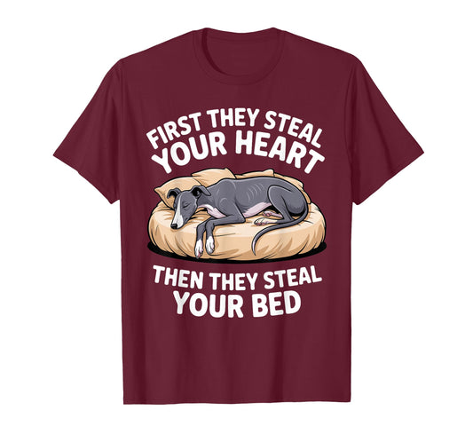 Cute Greyhound Art for Men Women Dog Italian Greyhound Lover T-Shirt