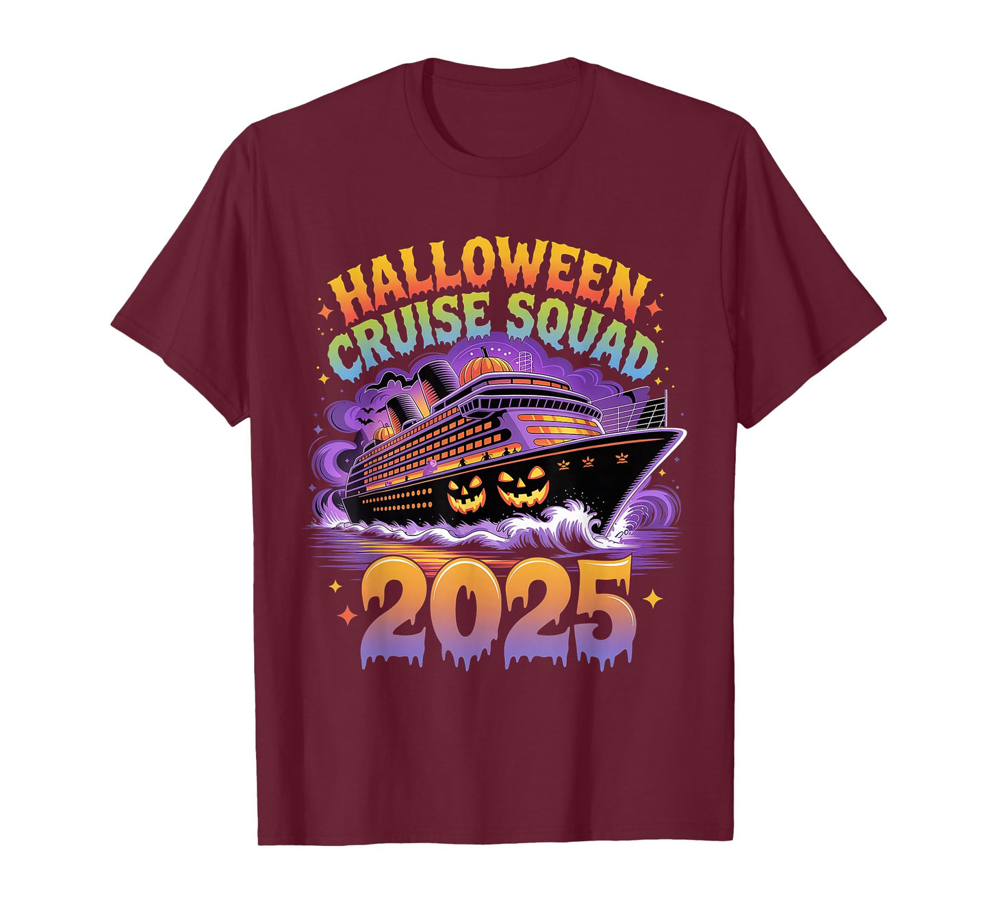 Halloween Cruise Squad 2025 Matching Family Cruise Trip T-Shirt