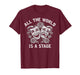 All The World is A Stage Acting Drama Musical Theater Mask T-Shirt