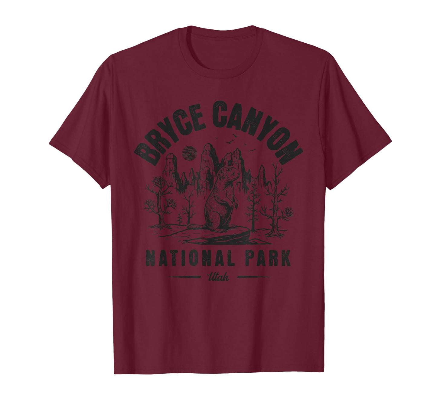 Bryce Canyon National Park Utah USA Retro Vintage Men Women T-Shirt