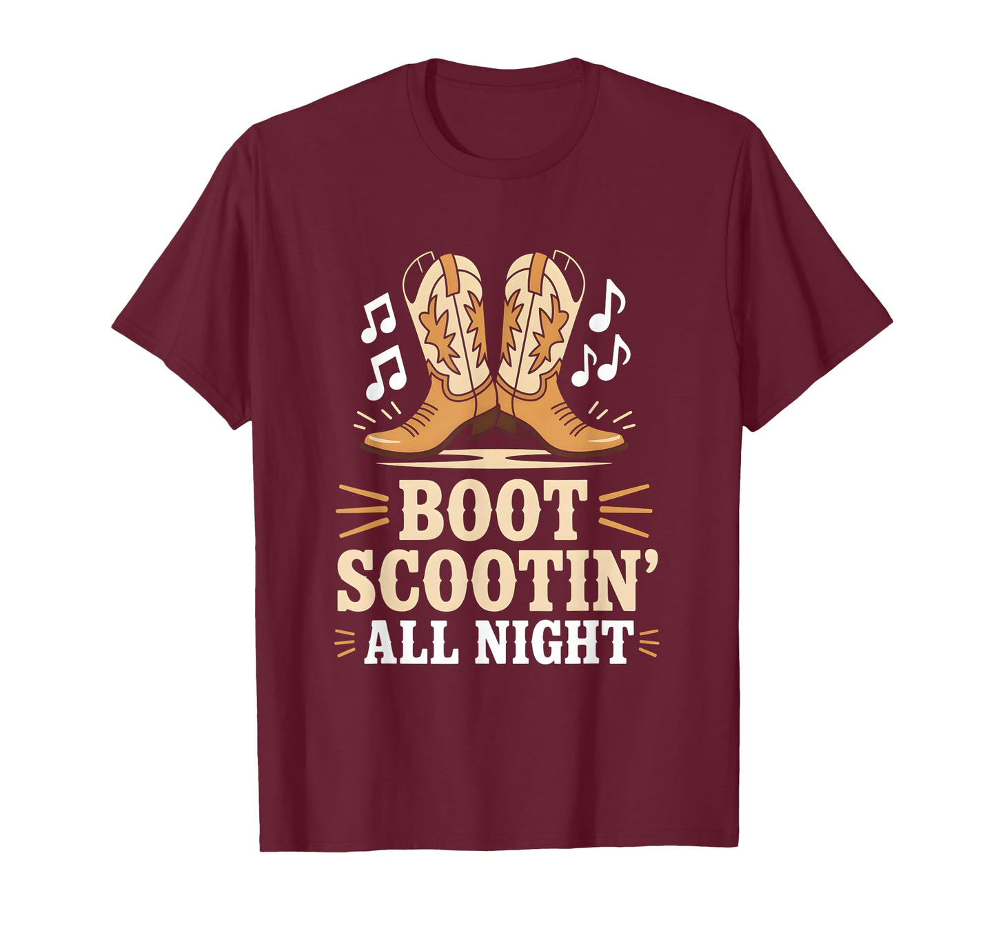 Boot Scootin’ All Night Country Line Dancer T-Shirt