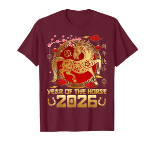 Chinese New Year 2026 Year of The Horse T-Shirt