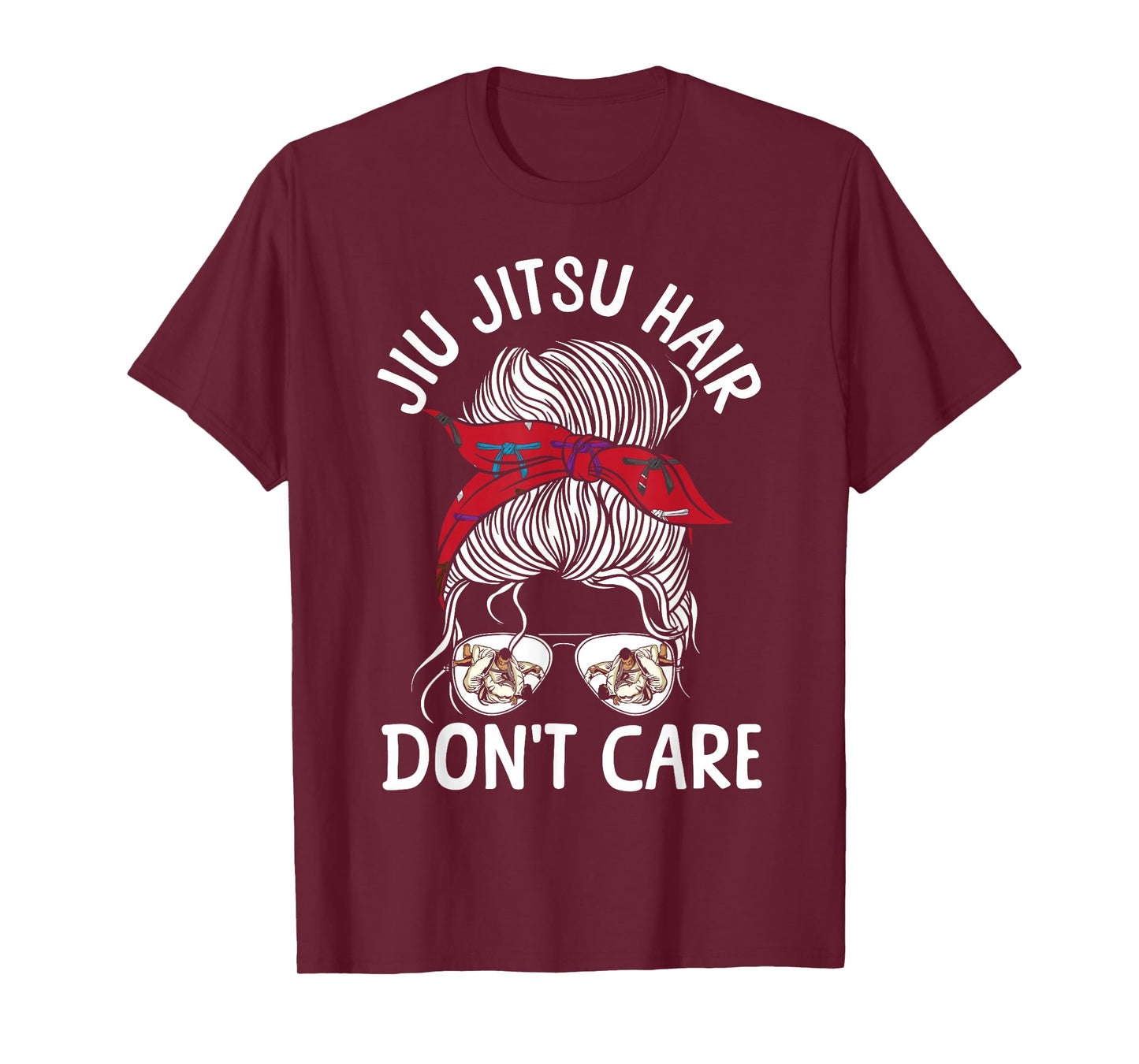 Jiu Jitsu Girl Vintage Jiu Jitsu Hair Don’T Care T-Shirt