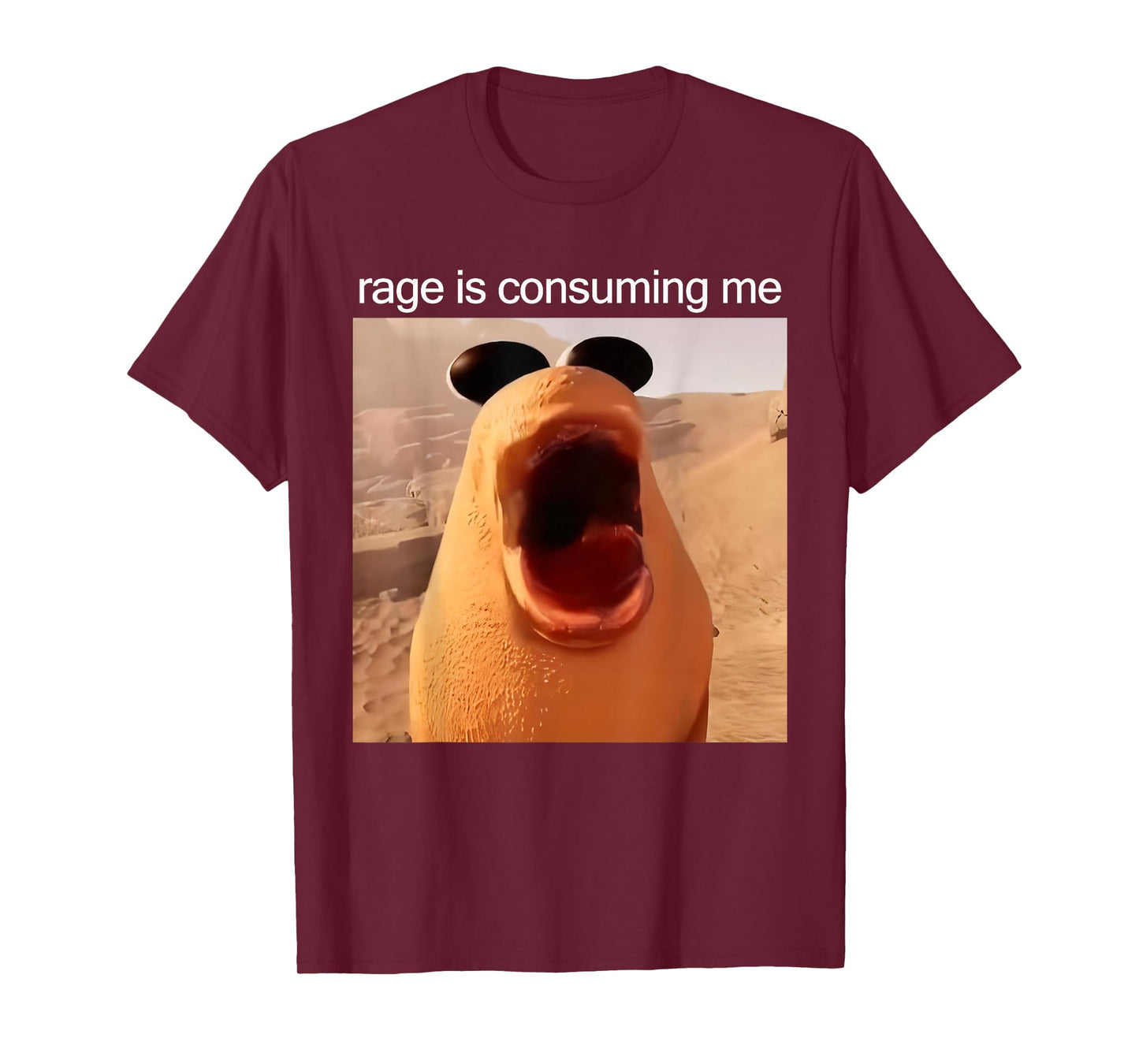 Rage is Consuming Me Marcus The Worm Meme T-Shirt