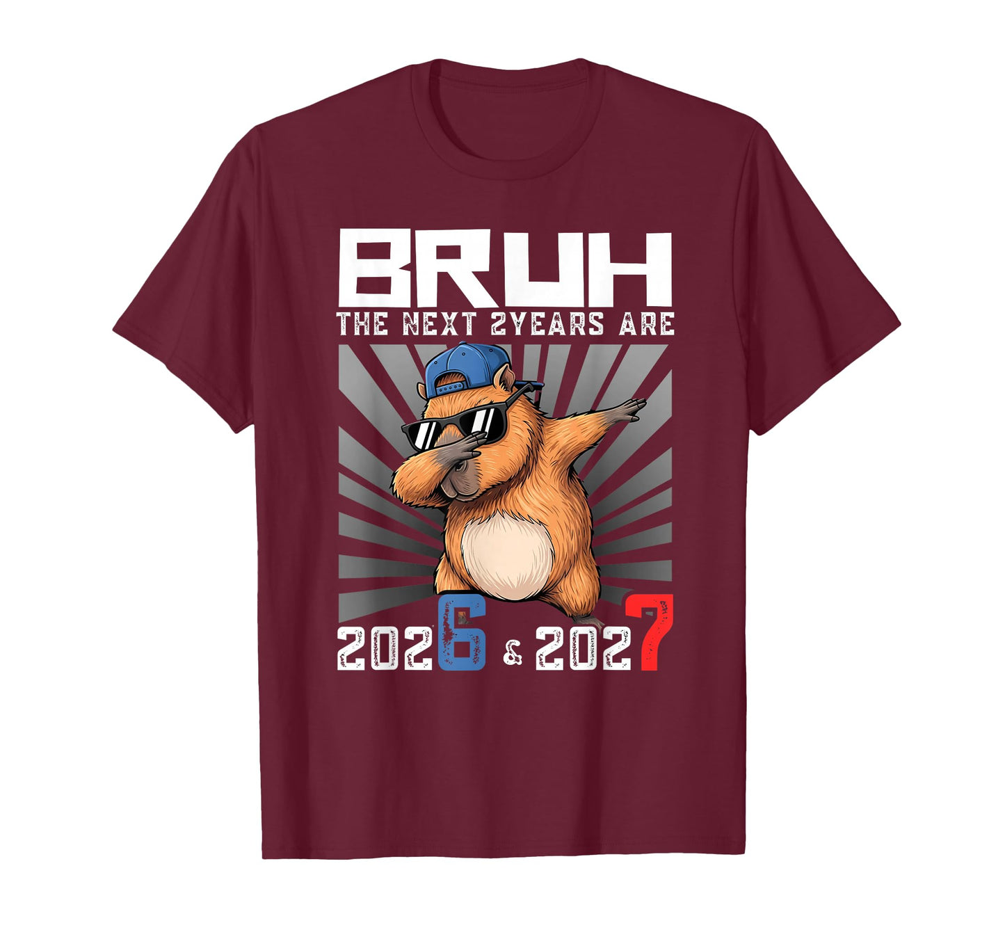 Dabbing Capybara 67 NYE 2026 Boys Kids New Year Eve Party 67 T-Shirt