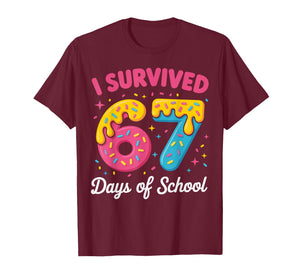 I Survived 67 Days of School Funny Meme Teacher Student T-Shirt