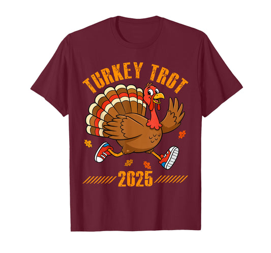 Funny Turkey Trot Squad Running Day Thanksgiving Group T-Shirt