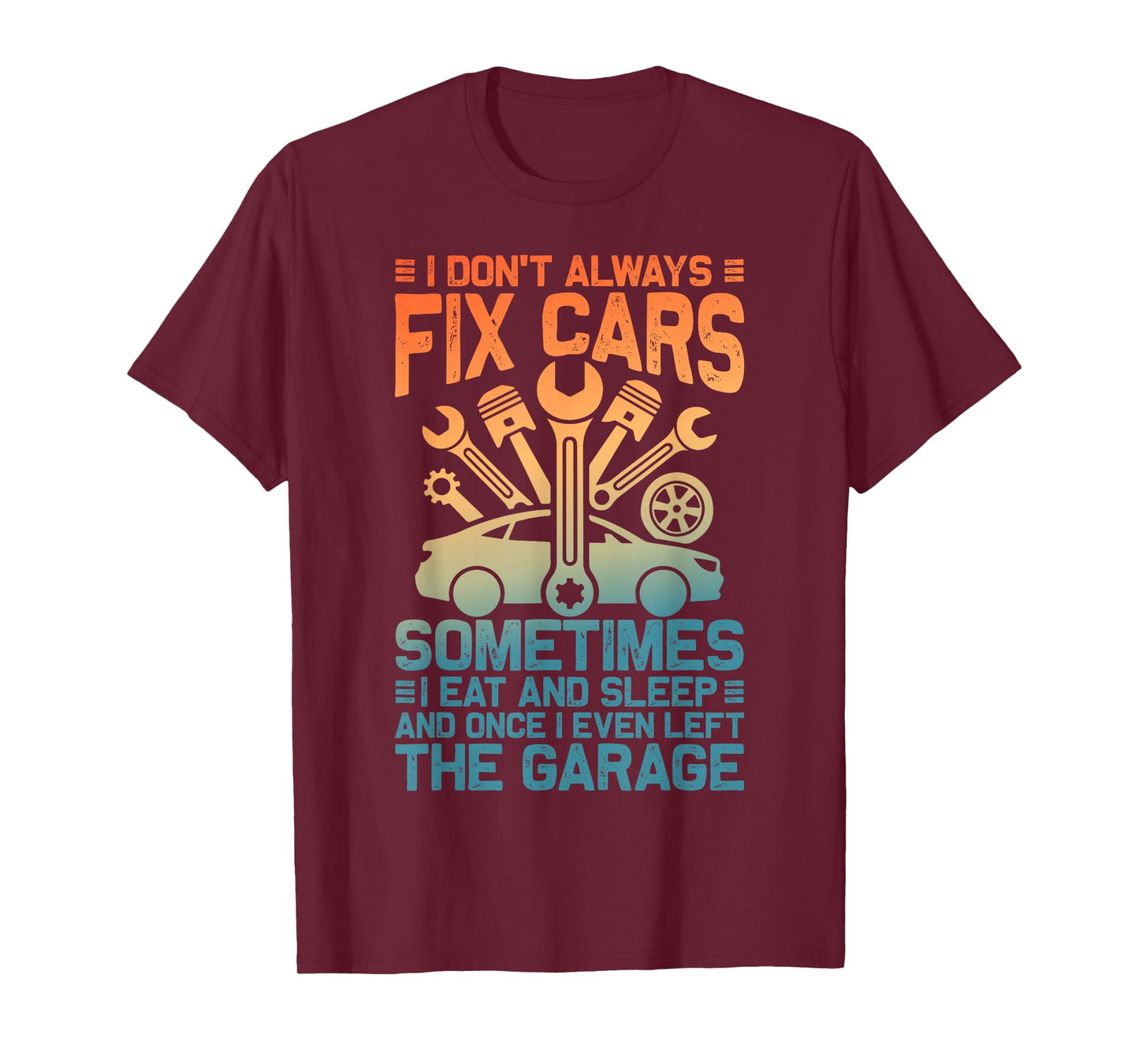 Funny Car Mechanic Shirt for Men Mechanic Garage T-Shirt