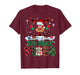 3rd Grade Vibes Teacher Buffalo Red Plaid Reindeer Christmas T-Shirt