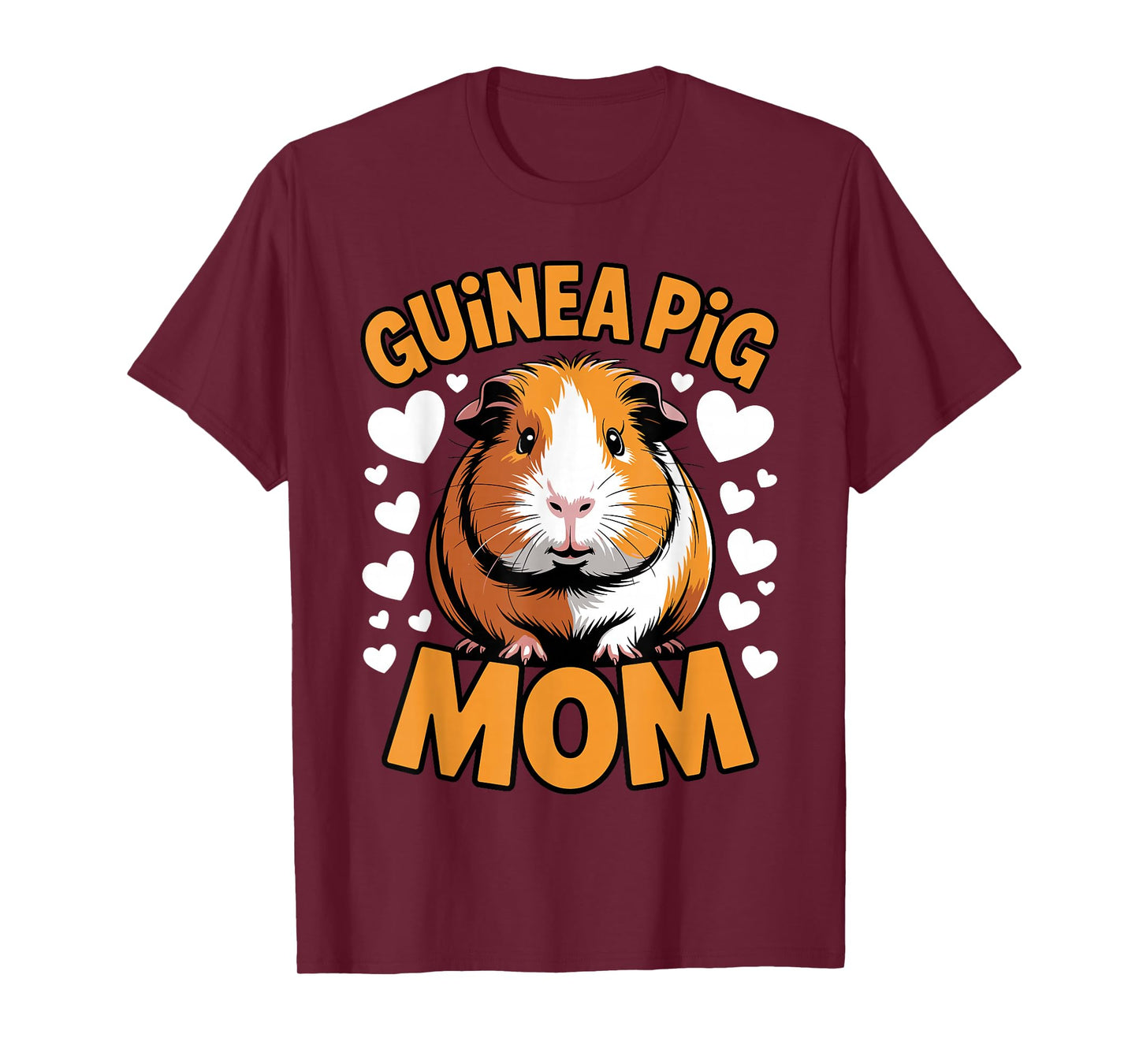 Cute Guinea Pig Art for Women Girl Adult Guinea Pig Lovers T-Shirt