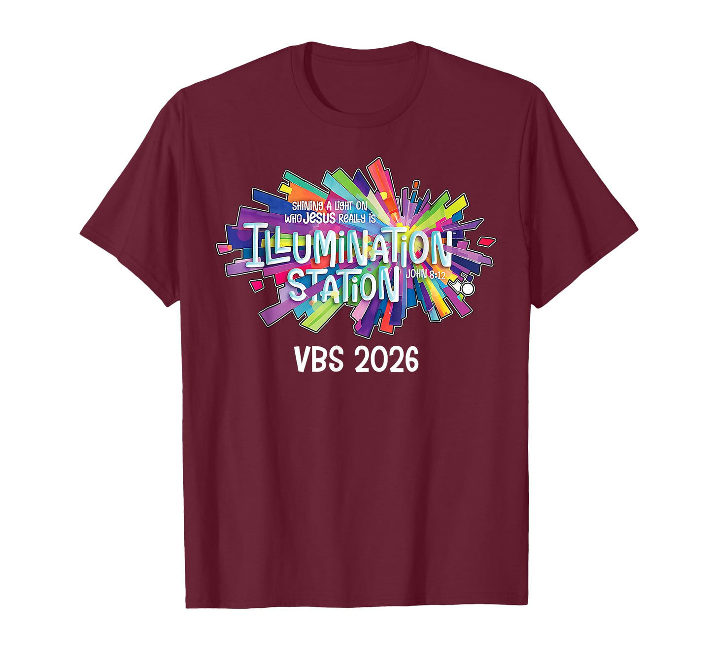 Illumination Station VBS 2026 Bible Jesus Christian Lights T-Shirt