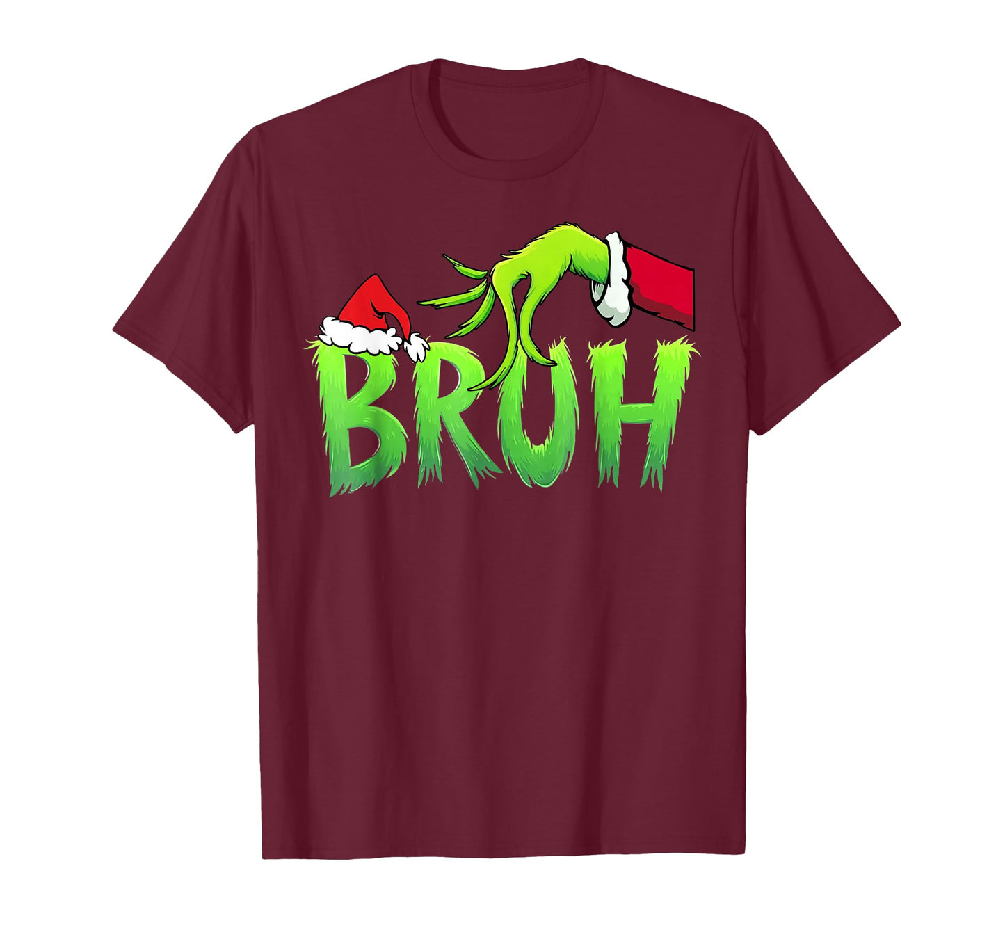 Bruh Christmas Shirt Kids Xmas Teens Boys Funny Christmas T-Shirt
