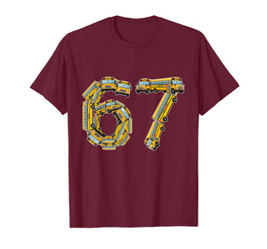 Fun School Bus 67 Teacher Appreciation 67 Meme Bus Driver T-Shirt