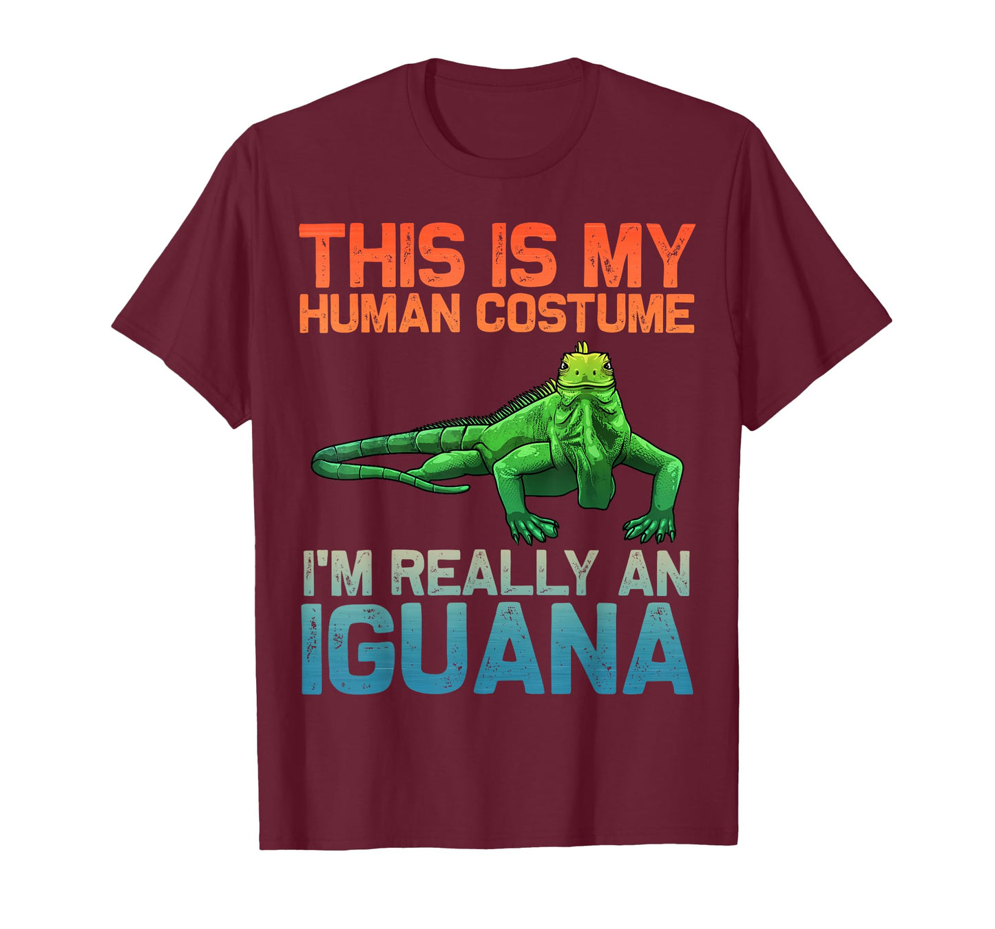 Cool Iguana Costume for Men Women Kids Reptile Iguana Lover T-Shirt