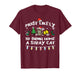 Christmas Most Likely Bring Stray Cat Xmas Match Women Men T-Shirt