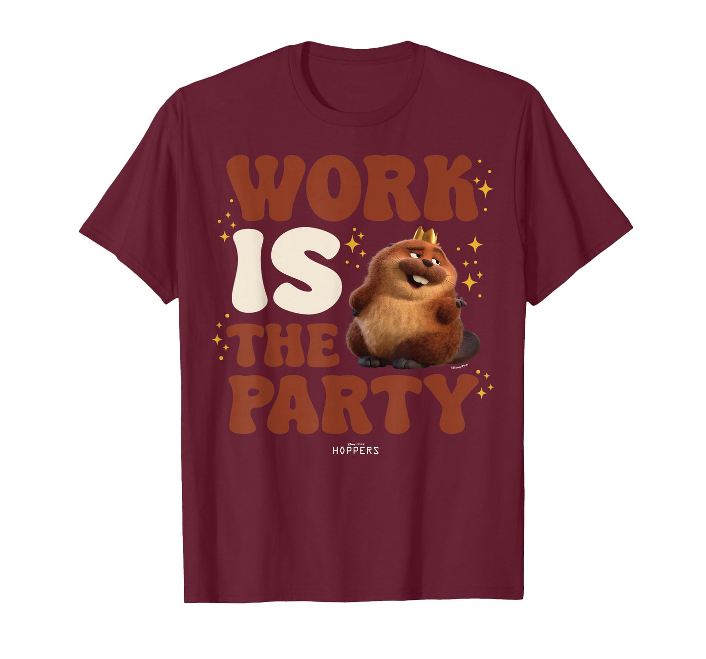 Disney Pixar Hoppers King George Cute Work Party T-Shirt