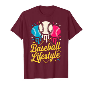 Baseball Lifestyle 101 Apparel Youth Baseball Drip Icecream T-Shirt