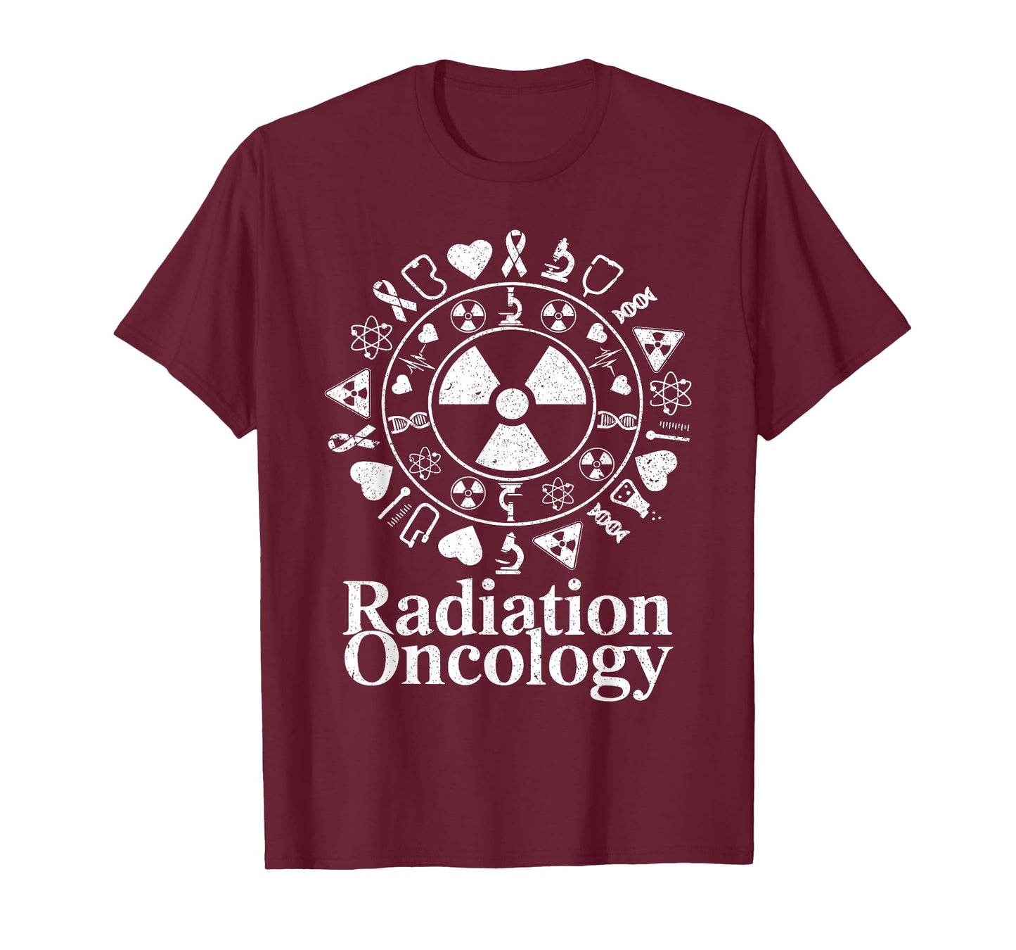 Retro Radiation Oncology Therapist Vintage Medical Science T-Shirt