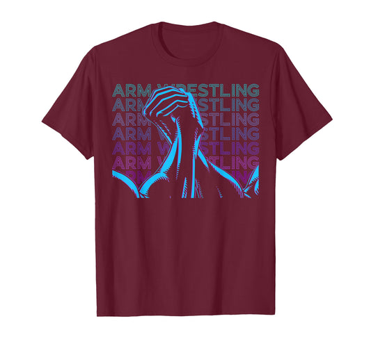 Arm Wrestling Retro Arm Wrestling T-Shirt