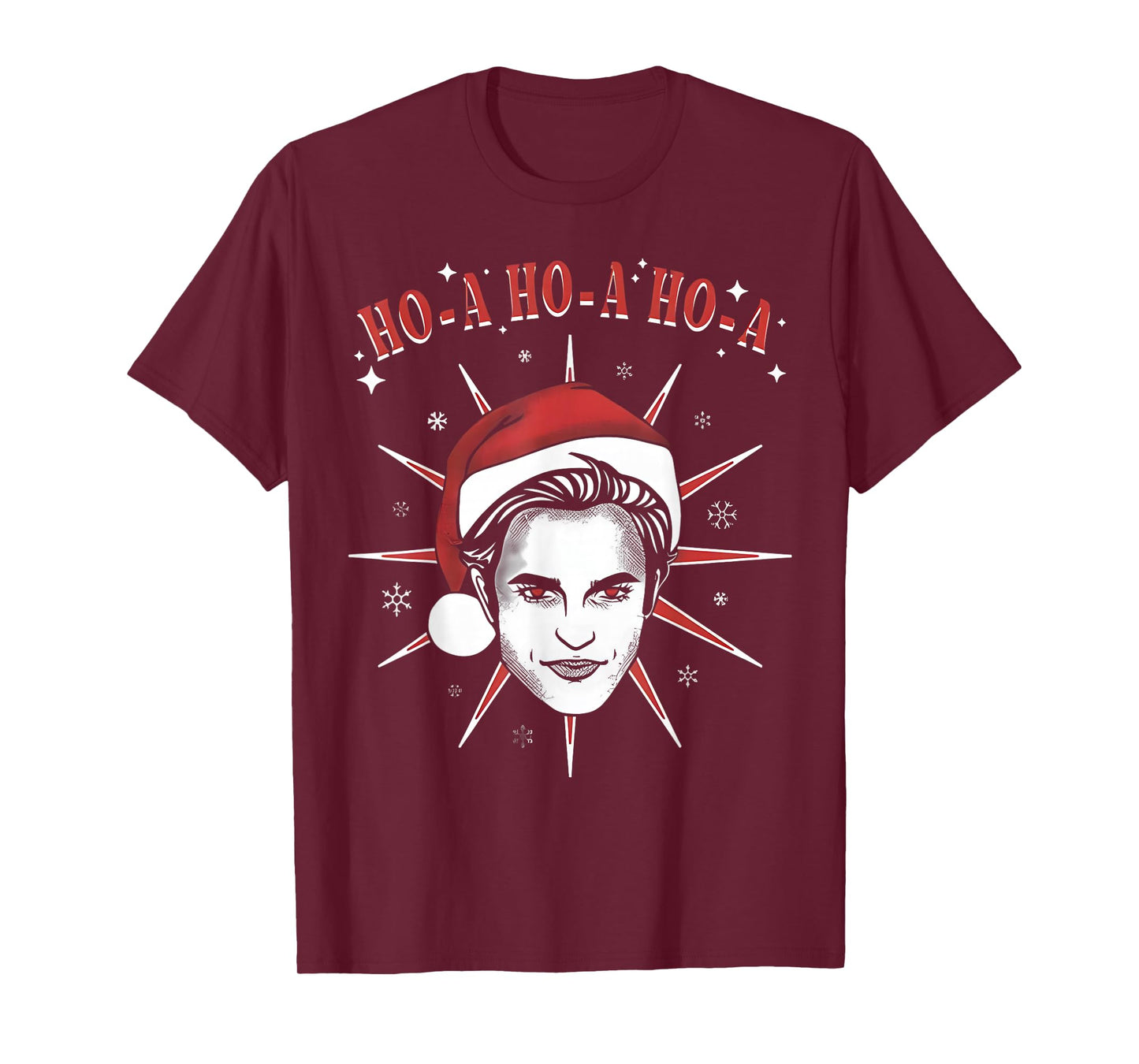 Vintage Ho-A Ho-A Ho-A Santa Hat Funny Christmas T-Shirt