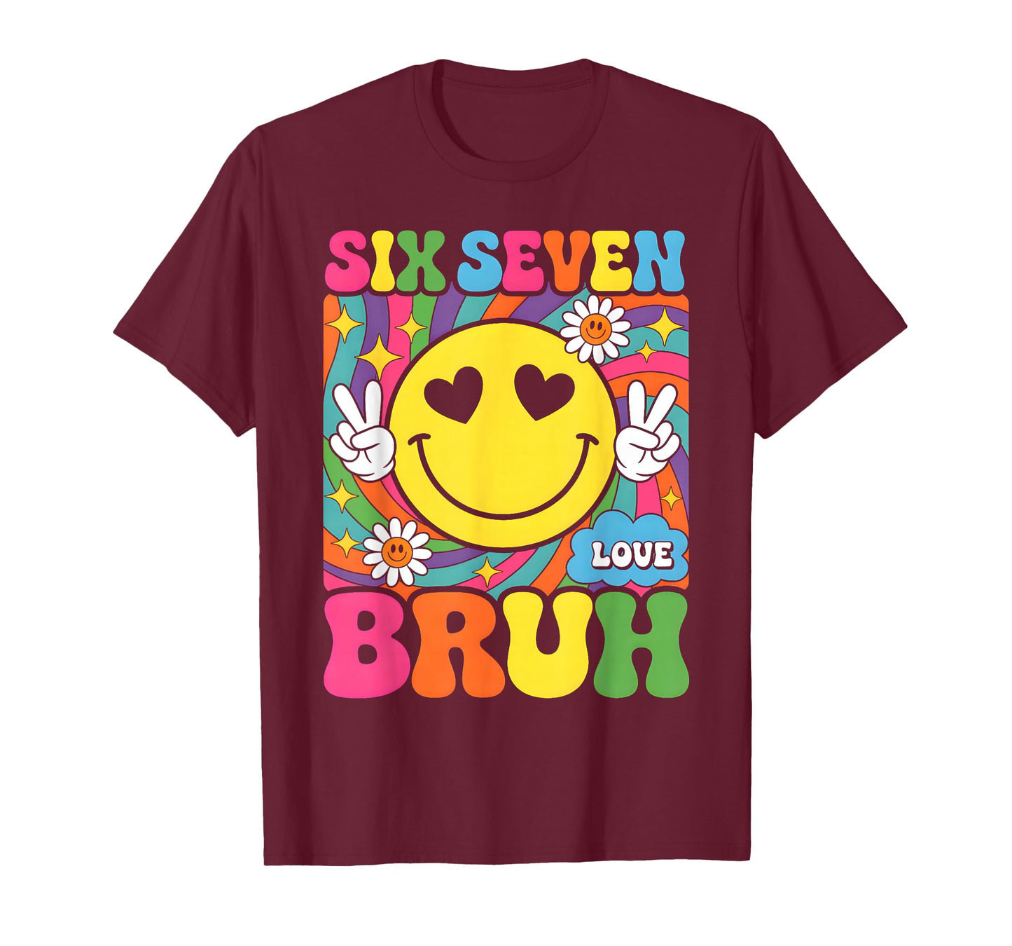 67 Meme Slang 6 7 Six Seven Bruh Funny Boys Kids T-Shirt