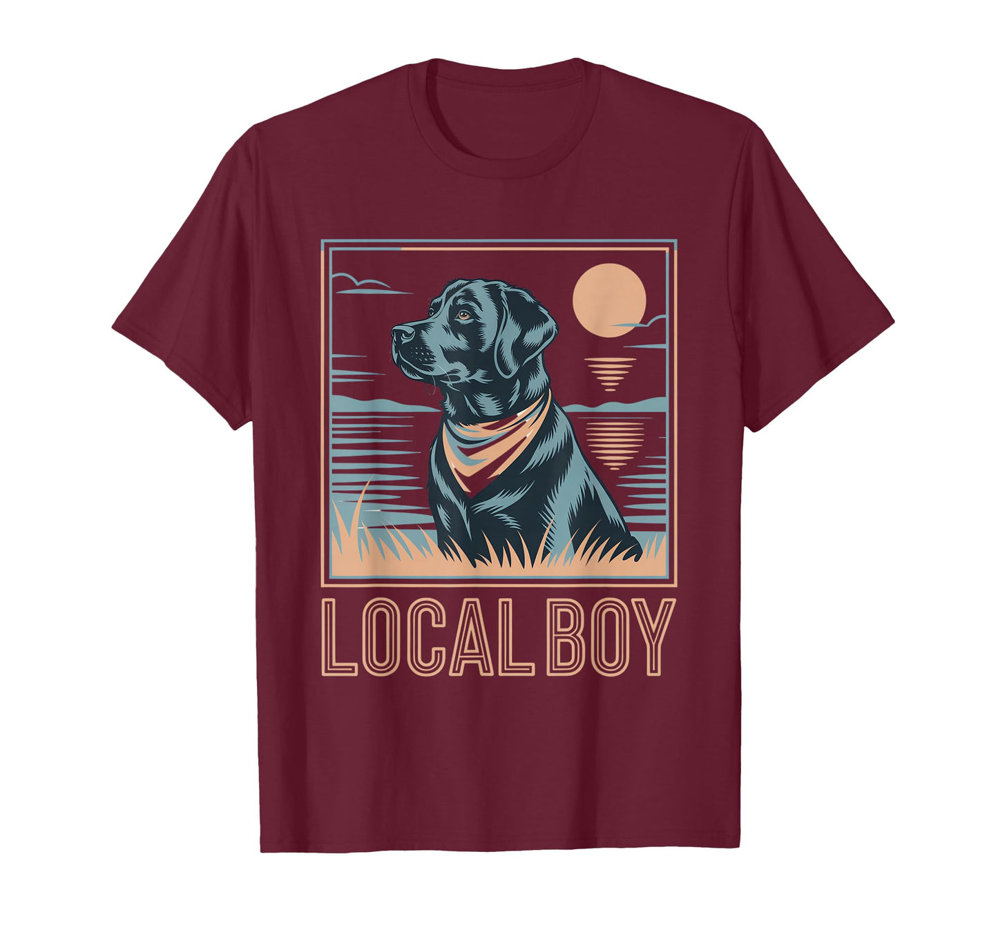 Local Boy Labrador Hunting Dog Duck Hunting T-Shirt