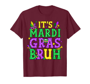 Bruh Mardi Gras Teens Boys Kids Mardi Gras T-Shirt