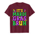 Bruh Mardi Gras Teens Boys Kids Mardi Gras T-Shirt