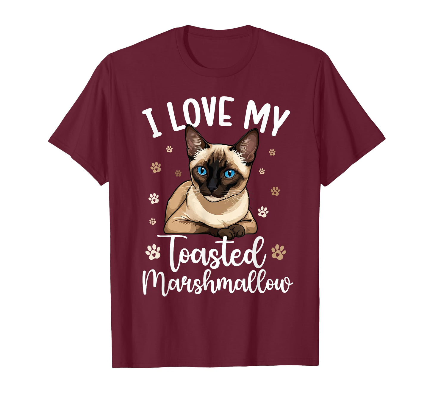 I Love My Siamese Cat Owner Siamese Lover T-Shirt