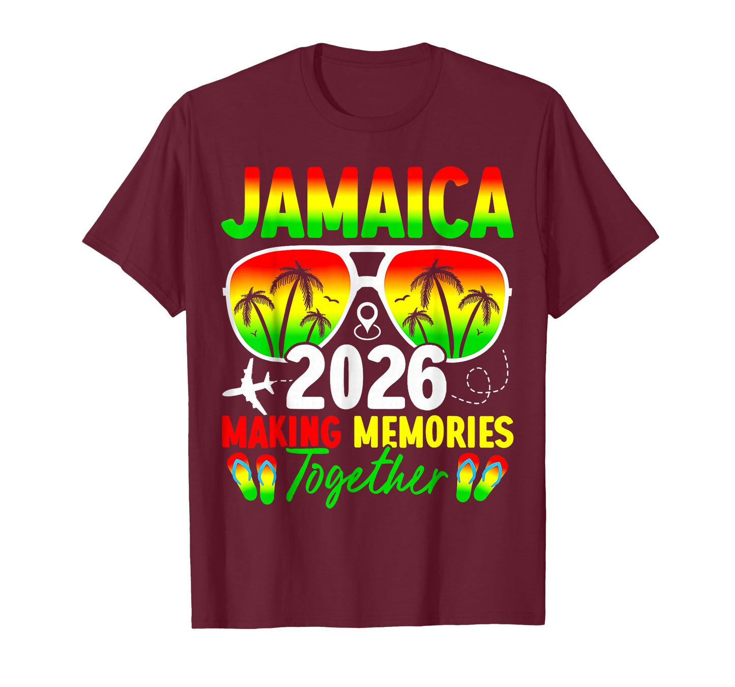 Matching Family Trip Jamaica 2026 Marking Memories Together T-Shirt