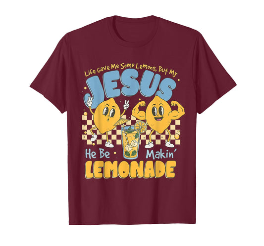 Life Gave Me Lemon But My Jesus Makin Lemonade Christian Kid T-Shirt