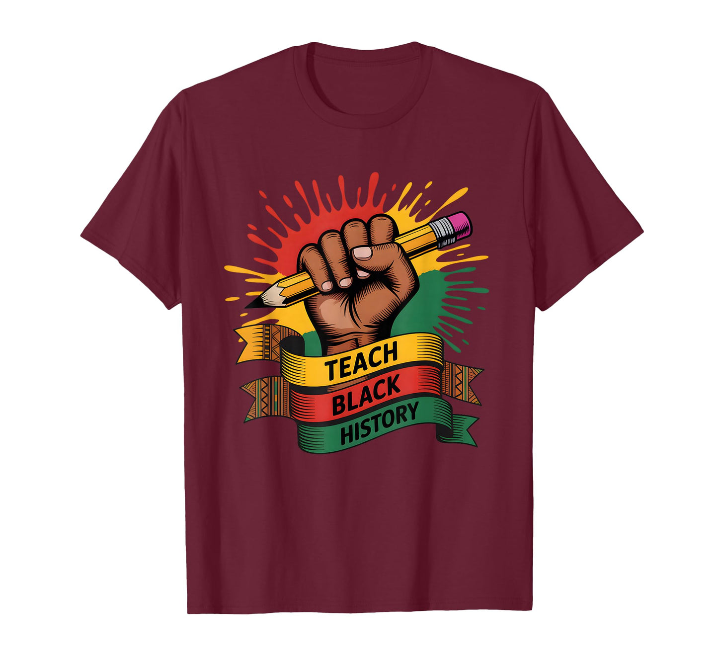 Teach Black History Teacher BHM T-Shirt