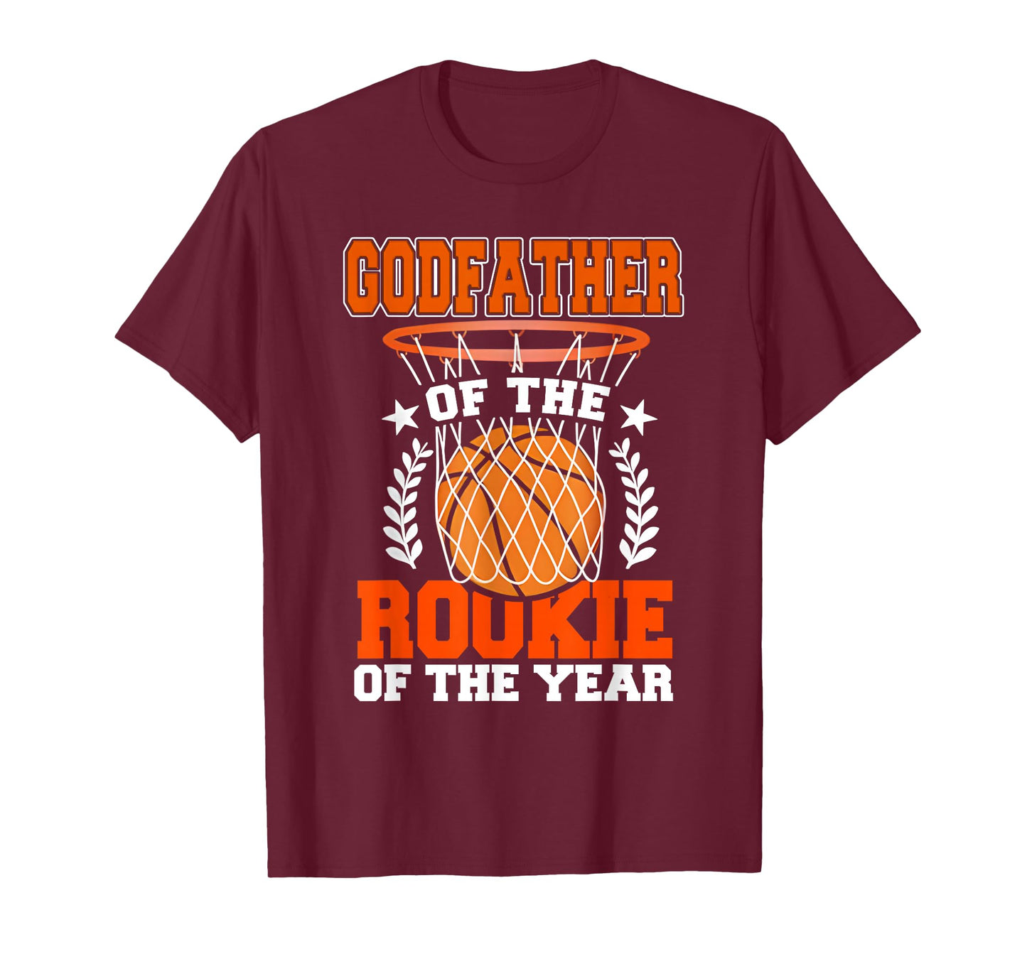 Godfather of Rookie 1st Basketball Bday Theme Matching T-Shirt
