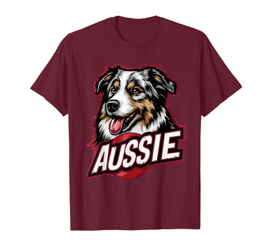 Australian Shepherd Design - Funny Aussie Dog T-Shirt