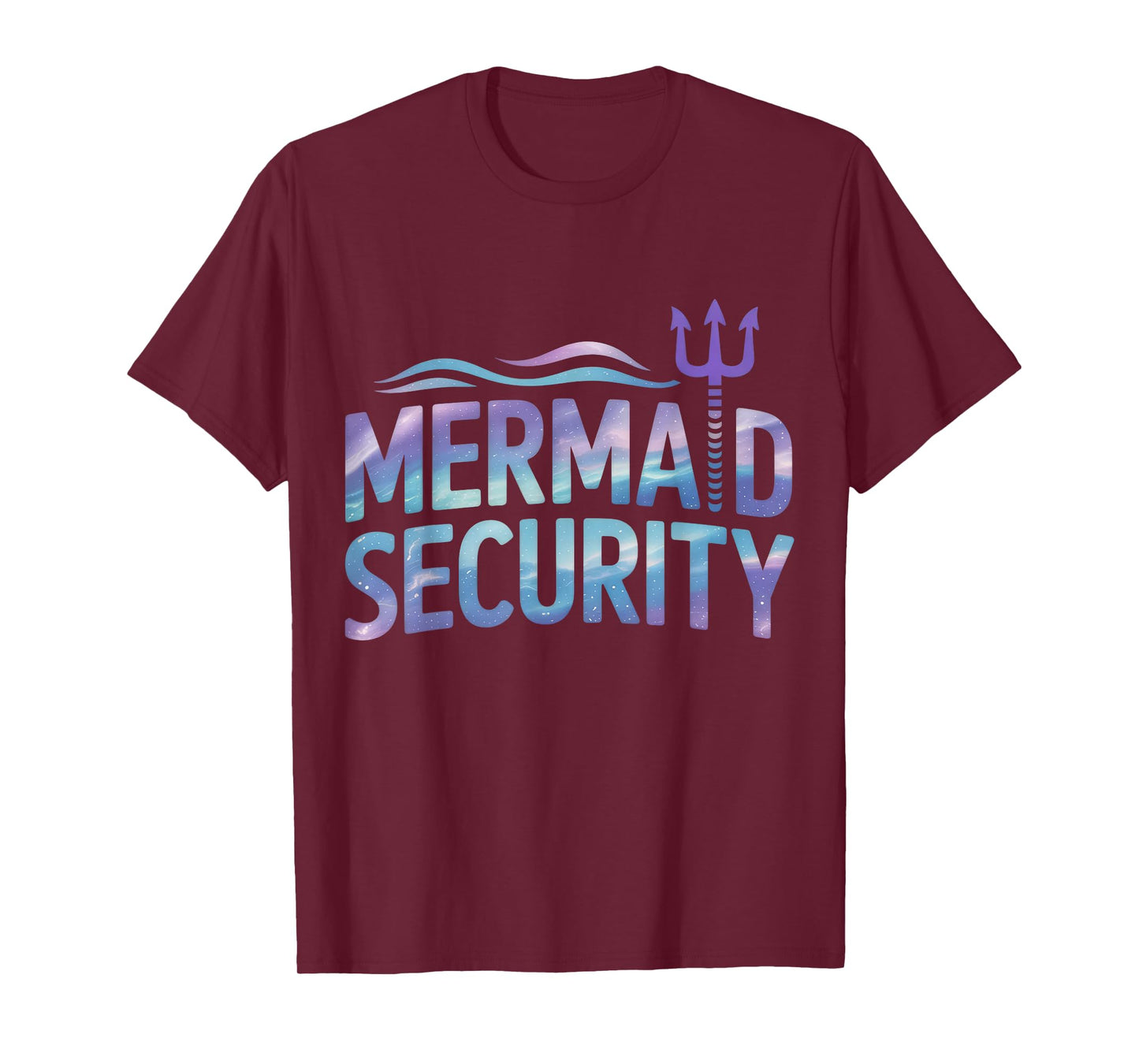 Mermaid Security Funny Dad Mermaid Family Mermaid Squad T-Shirt