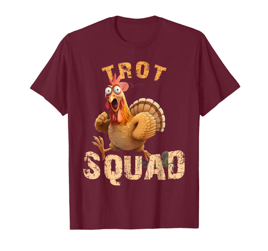 Thanksgiving Turkey Trot Squad 2025 Trot Race Women Men Kids T-Shirt