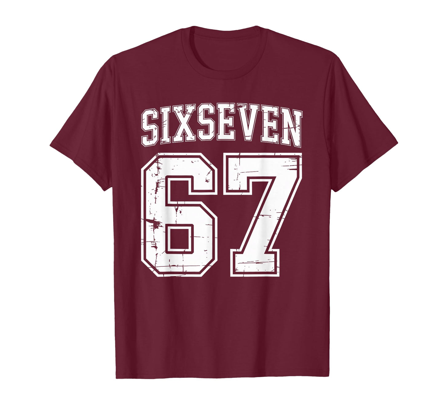 6-7 Meme Sports Uniform Cool Six-Seven Funny 67 Gen Z Alpha T-Shirt