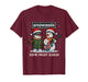 Funny Snowasis Some Might Sleigh Snowman Rock Christmas T-Shirt